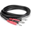 jack dual 2 đầu 6 ly stereo